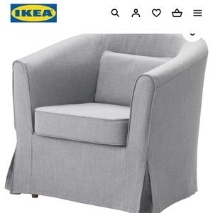 IKEA Gray Armchair Cover